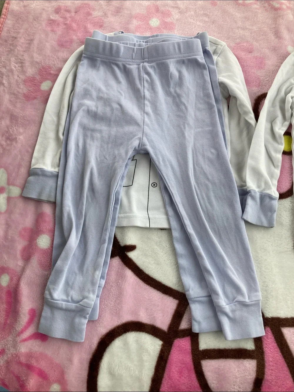 100% Cotton Light Blue Bunny Veterinarian Pajama Set